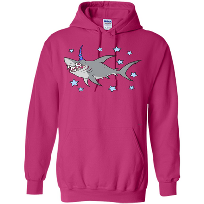Unishark T-shirt Unicorn + Shark Heliconia