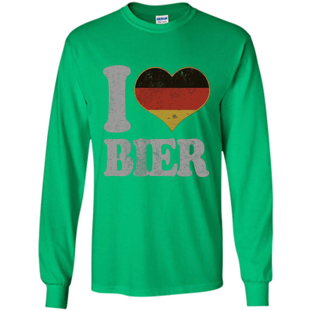 Oktoberfest T Shirt Germany Drinking Beer I Love Bier T-shirt Irish Green