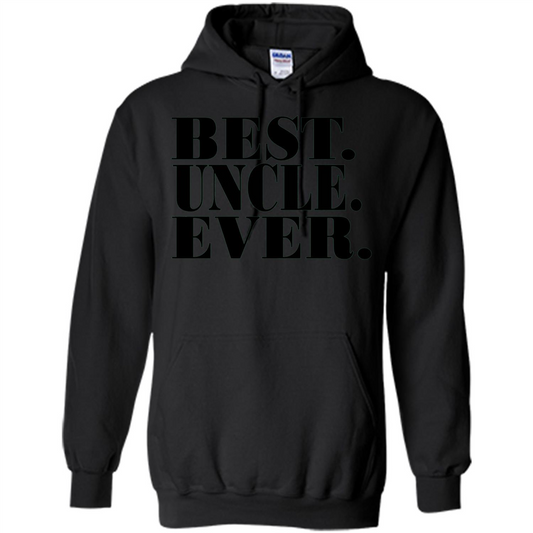 Best Uncle Ever T-shirt Black