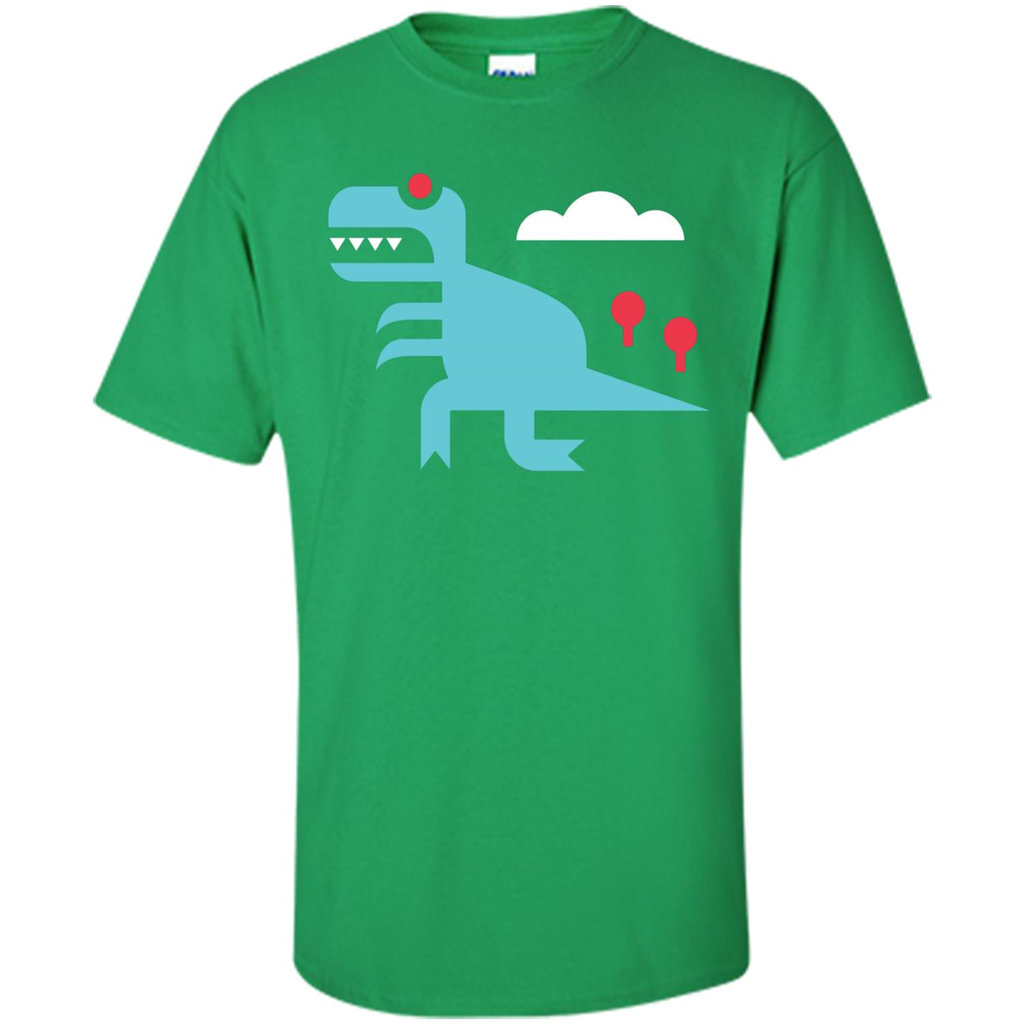 Dinosaur T-Shirt Tee Rex Irish Green
