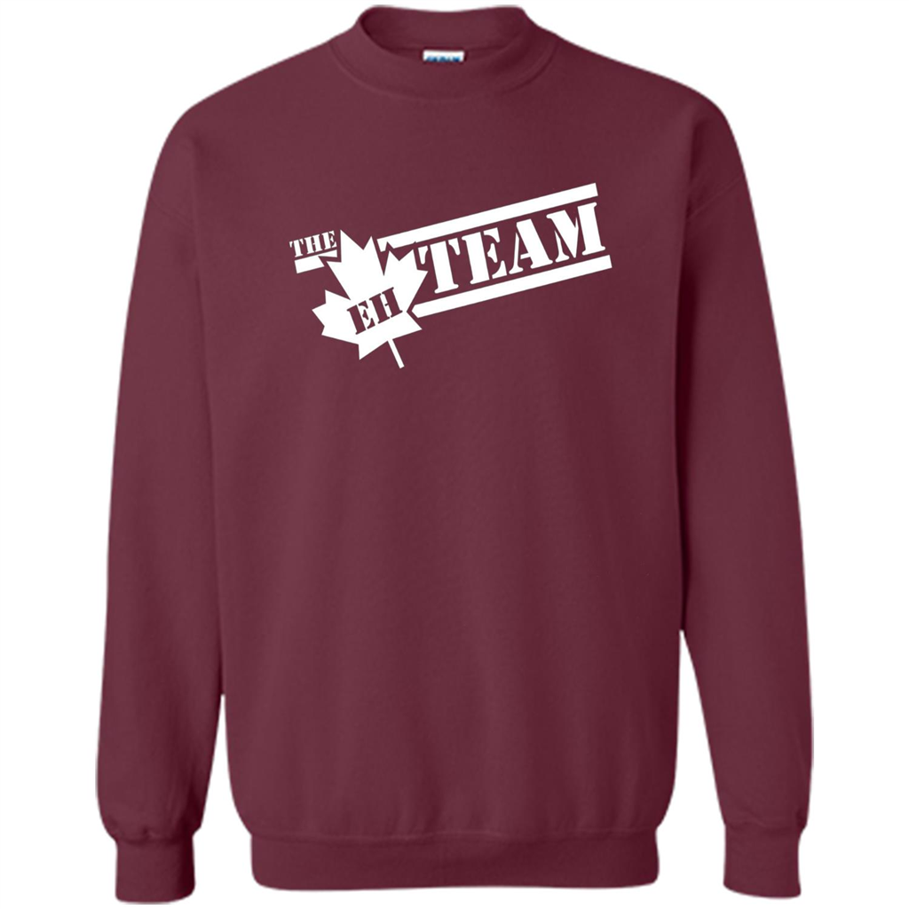 Funny The EH Team Canada T-shirt Maroon