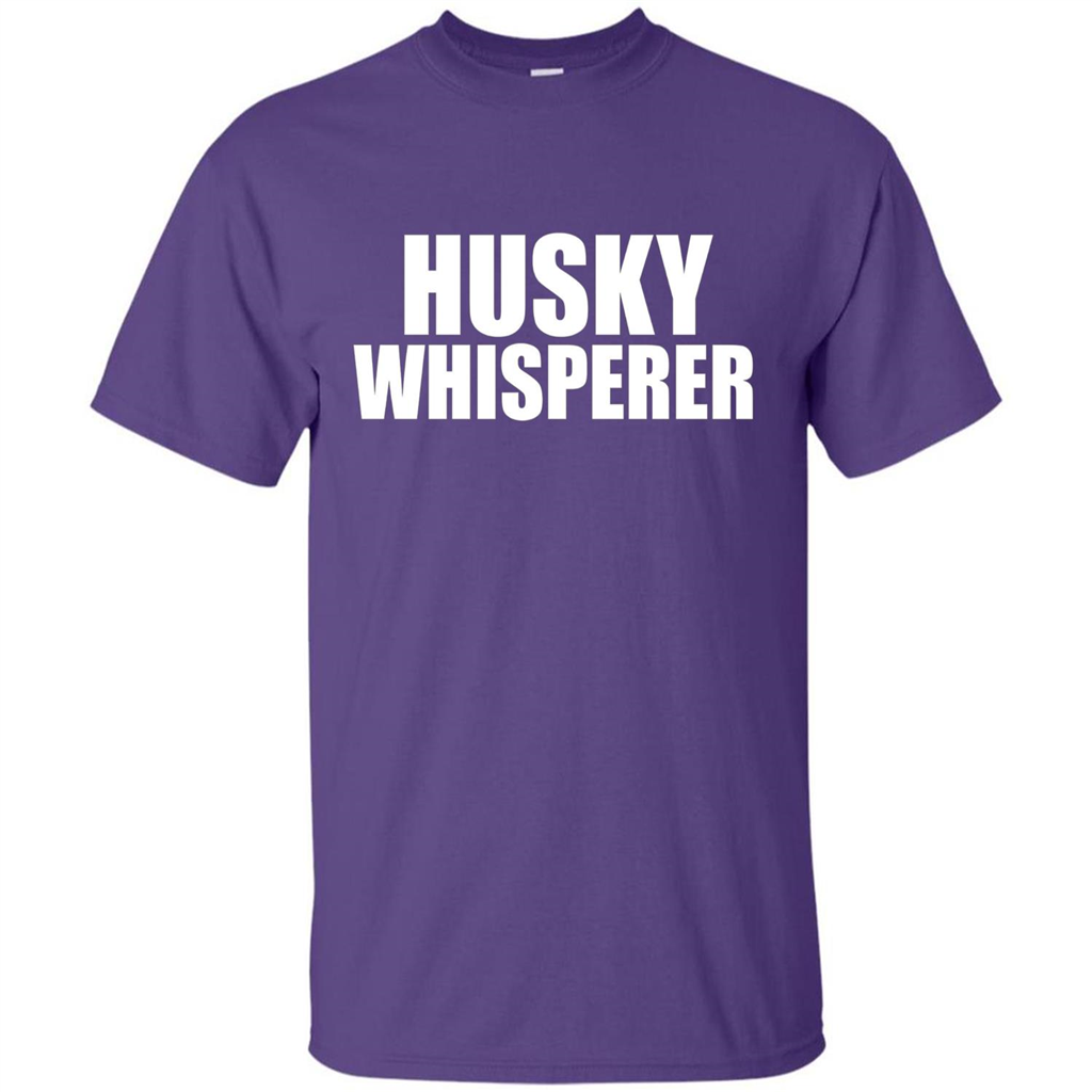 Husky Whisperer T-shirt Purple