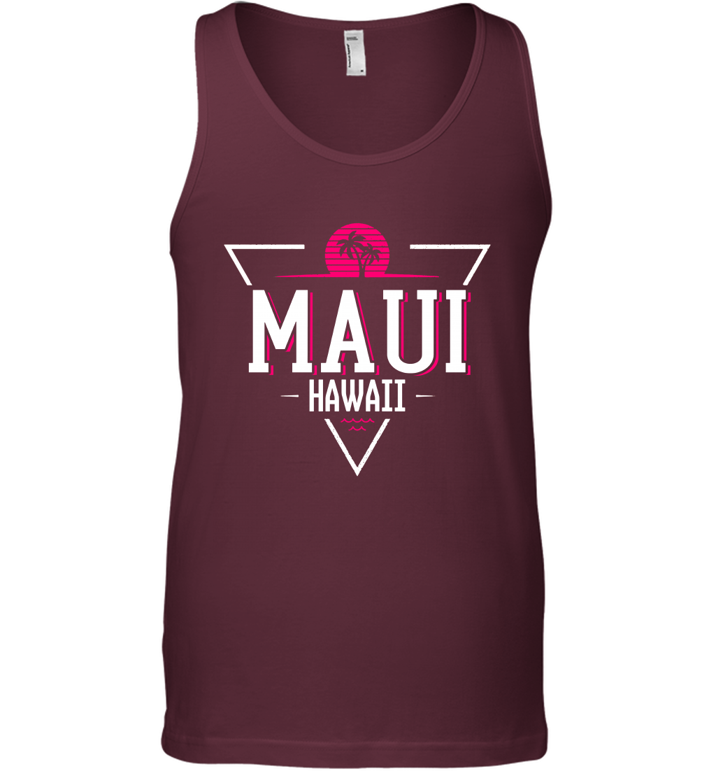 Maui Hawaii Summer Shirt Tank Top Tank Top Maroon