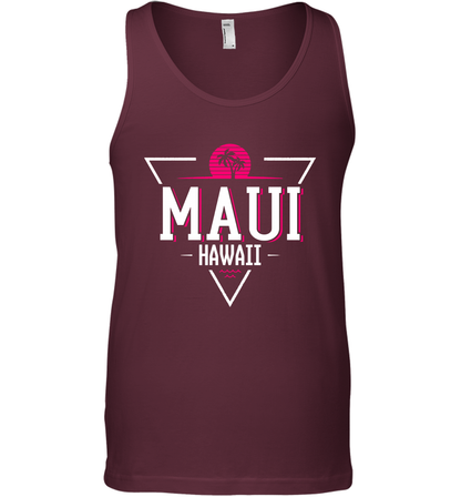 Maui Hawaii Summer Shirt Tank Top Tank Top Maroon