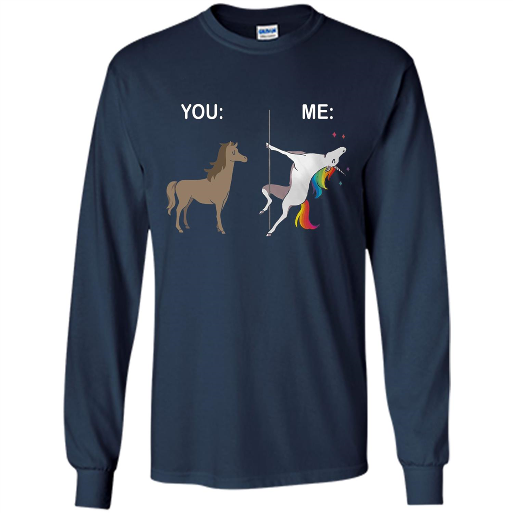 Cute Unicorn You And Me T-shirt Navy