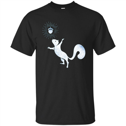 Love Animals T-shirt Squirrel Whisperer Black