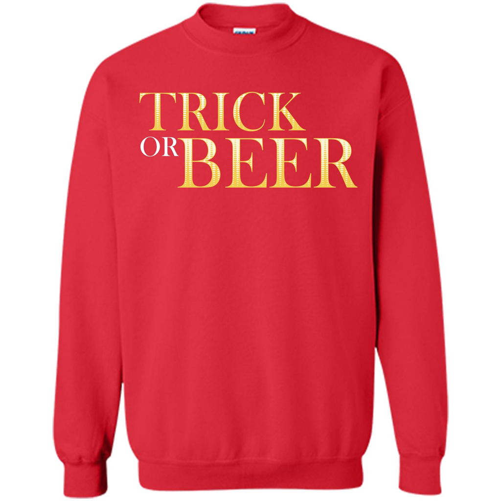 Beer T-shirt Trick Or Beer T-shirt Red