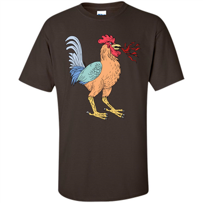 Basan Breathing Fire Drawing T-Shirt Dark Chocolate
