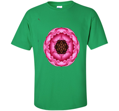 Joy Flower Mandala T-shirt With Inspirational Quotation Irish Green