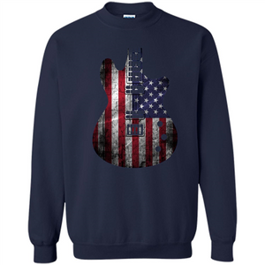 Independen Day T-shirt  Guitar USA Flag Patriotic. 4th Of July T-shirt