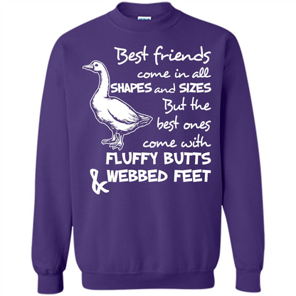 Best Friends Come In All Shapes And Sizes But The Best Ones Come With Fluffy Butts _ Webbed Feet Purple
