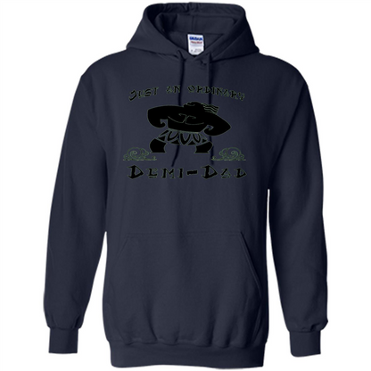 Fathers Day T-shirt Just An Ordinary Demi-Dad Navy