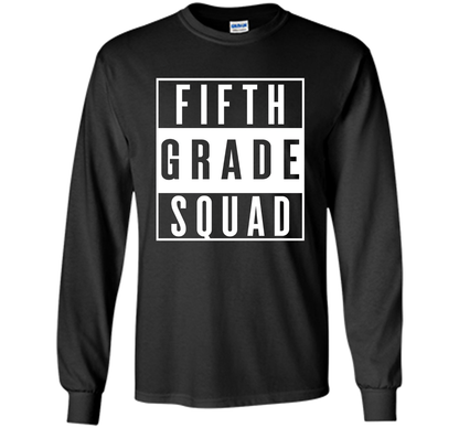 Fifth Grade Squad T-shirt Black