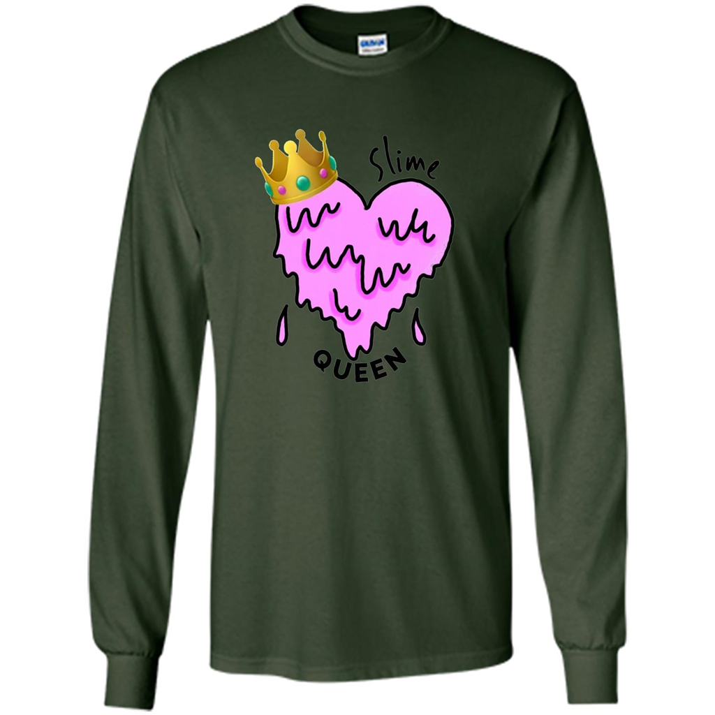 Slime Queen Heart T-Shirt Forest Green
