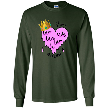 Slime Queen Heart T-Shirt Forest Green