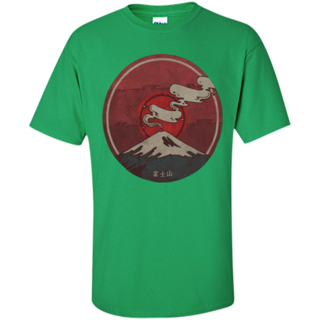 Mount Fuji T-shirt Irish Green