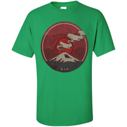 Mount Fuji T-shirt Irish Green