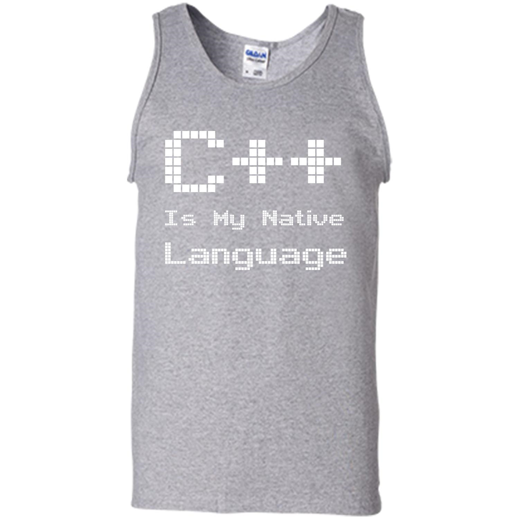 IT T-shirt C++ Is My Native Language Sport Grey