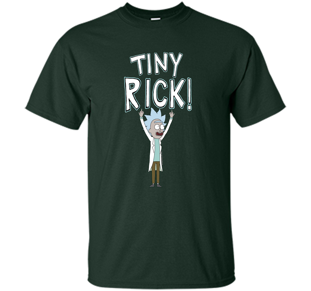 Rick &amp; Morty Tiny Rick! t-shirt Forest Green