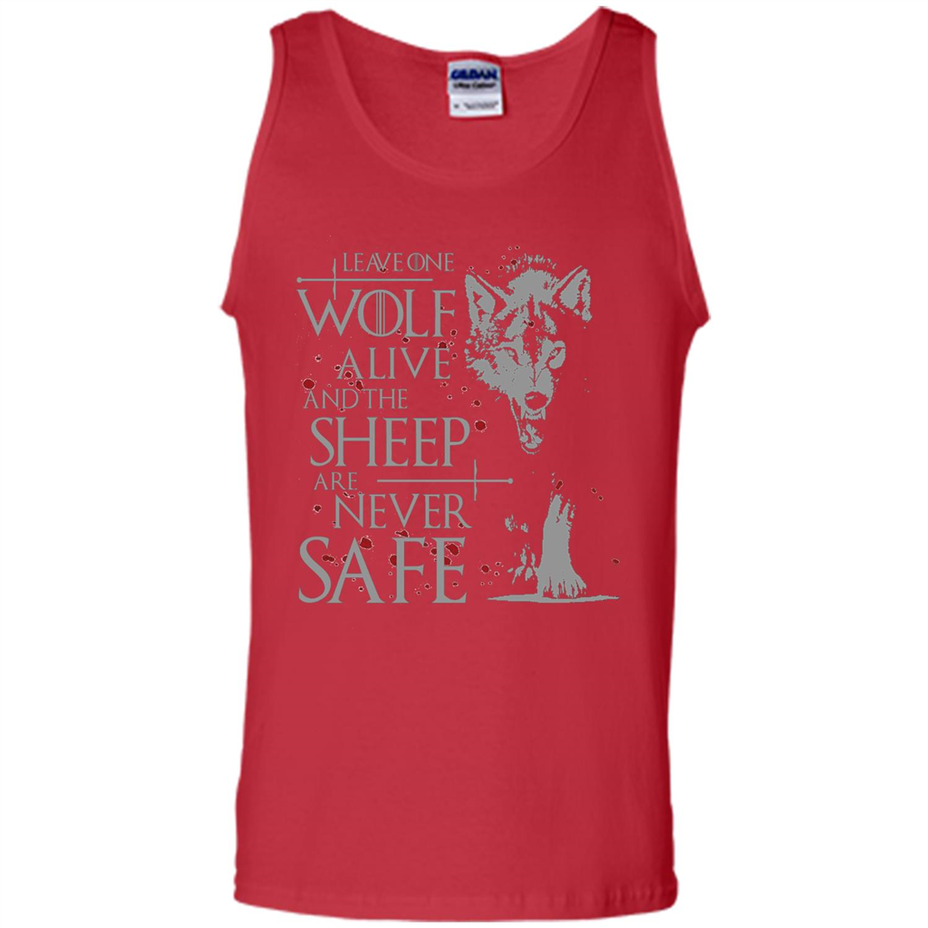 Movie. Leave One Wolf Alive And The Sheep Are Never Safe T-shirt Red