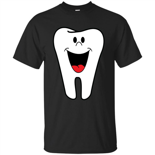 Happy Tooth Shirt Brushing Teeth T-shirt Royal