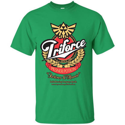 Special Potion Triforce Pilsner Potion T-shirt Irish Green