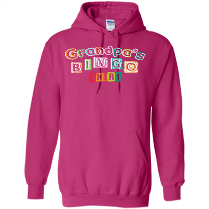 Papa T-shirt GrandpaŠ—Ès Bingo T-shirt Heliconia