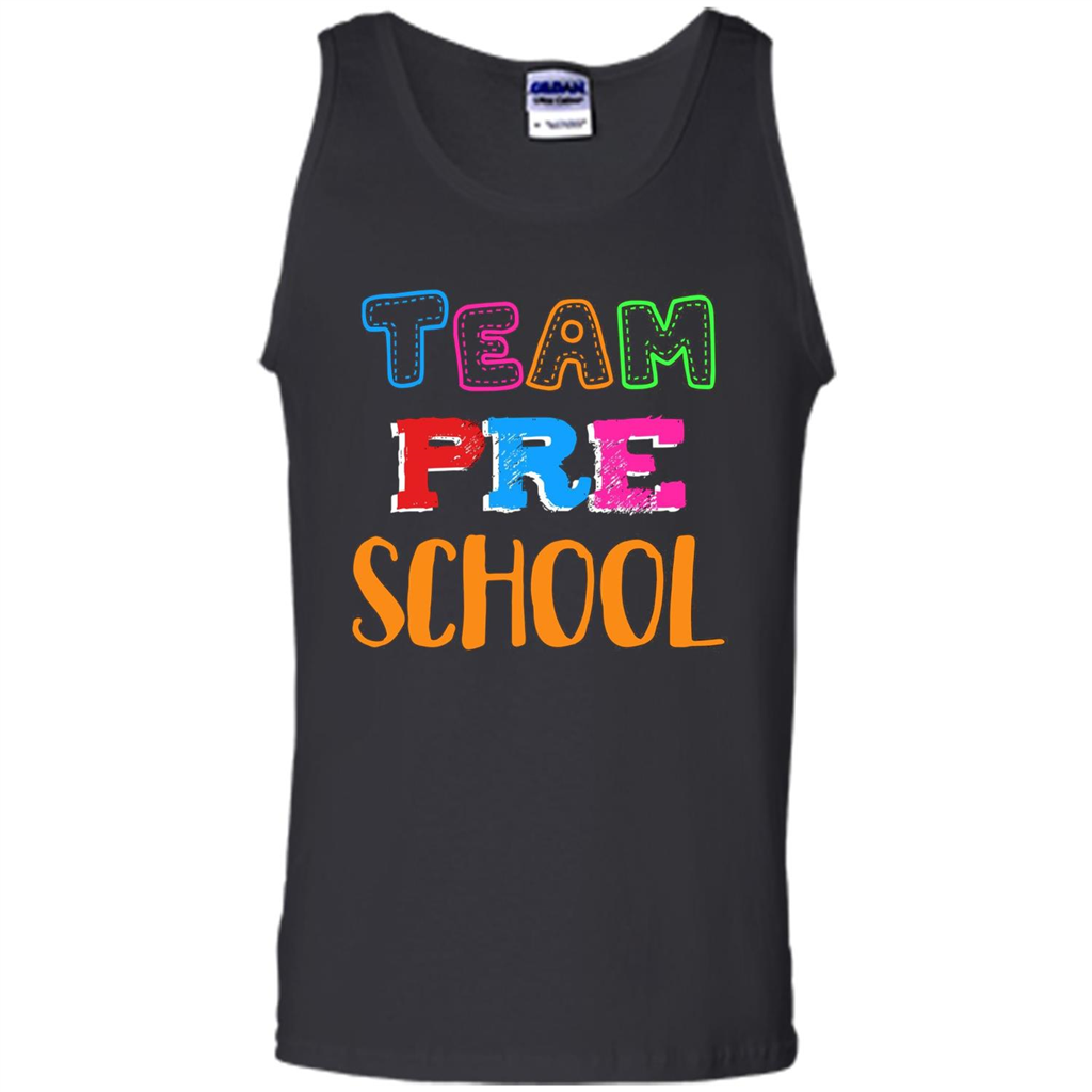 Team Preschool T-shirt Funny For Teachers T-shirt Black