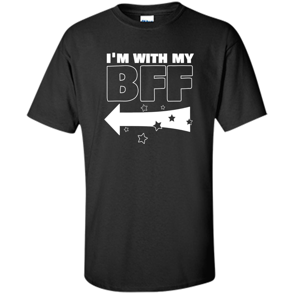 BFF Left T-shirt I'm With My BFF Black