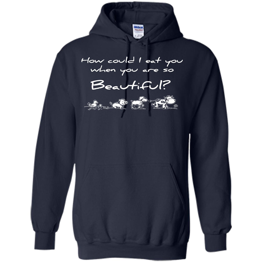Animal T-shirt How Could I Eat You When You Are So Beautiful Navy