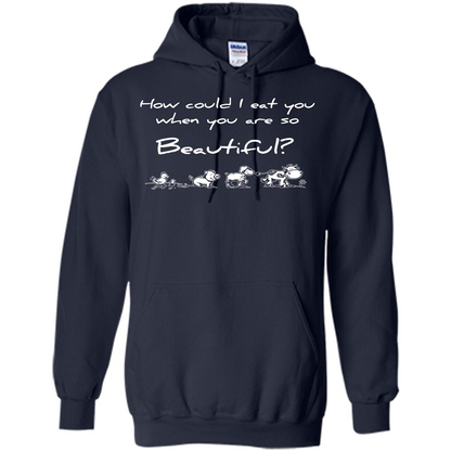 Animal T-shirt How Could I Eat You When You Are So Beautiful Navy