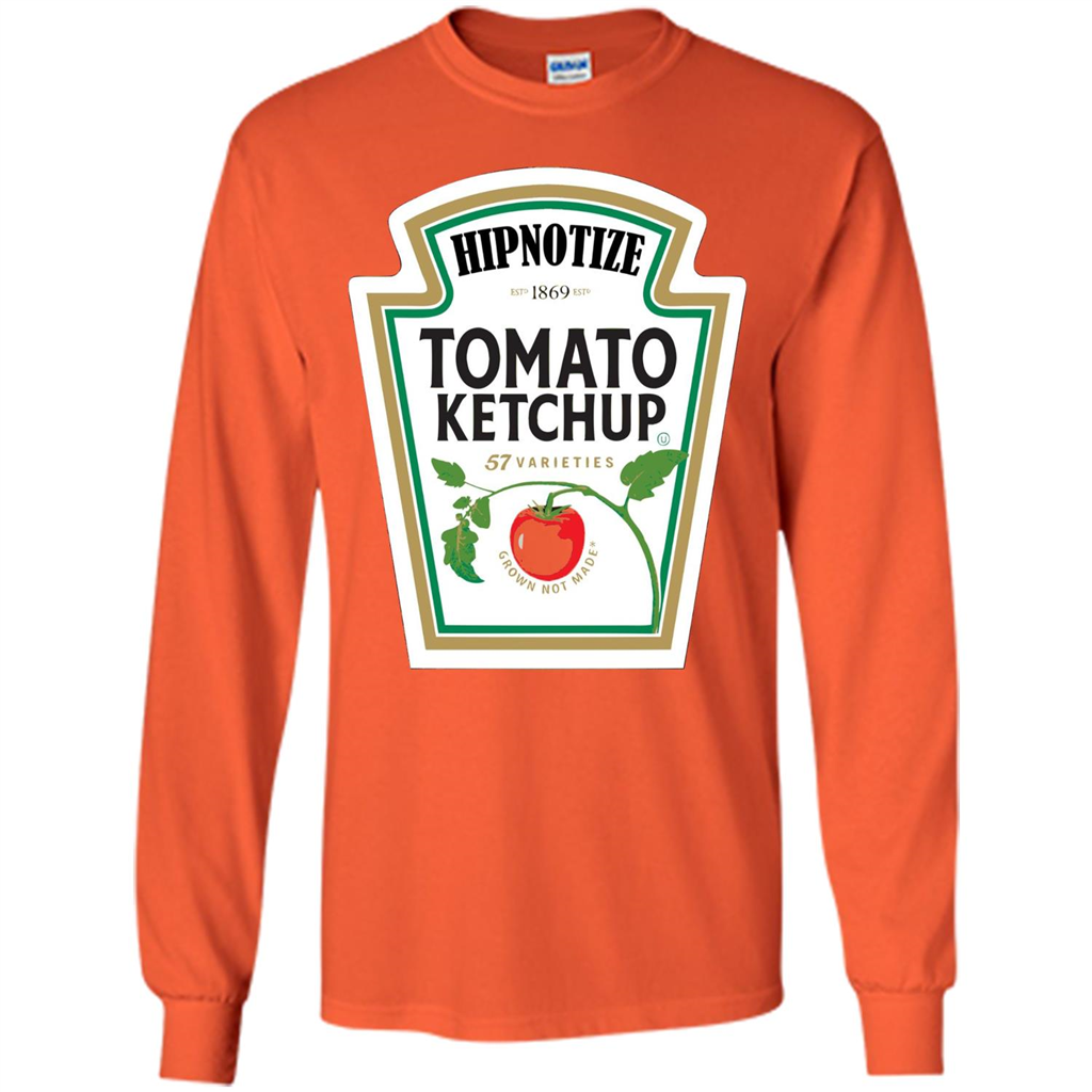 Ketchup Condiment Costume T-shirt Tomato Ketchup 57 Varieties Grown Not Made Orange