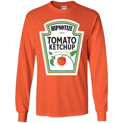 Ketchup Condiment Costume T-shirt Tomato Ketchup 57 Varieties Grown Not Made Orange