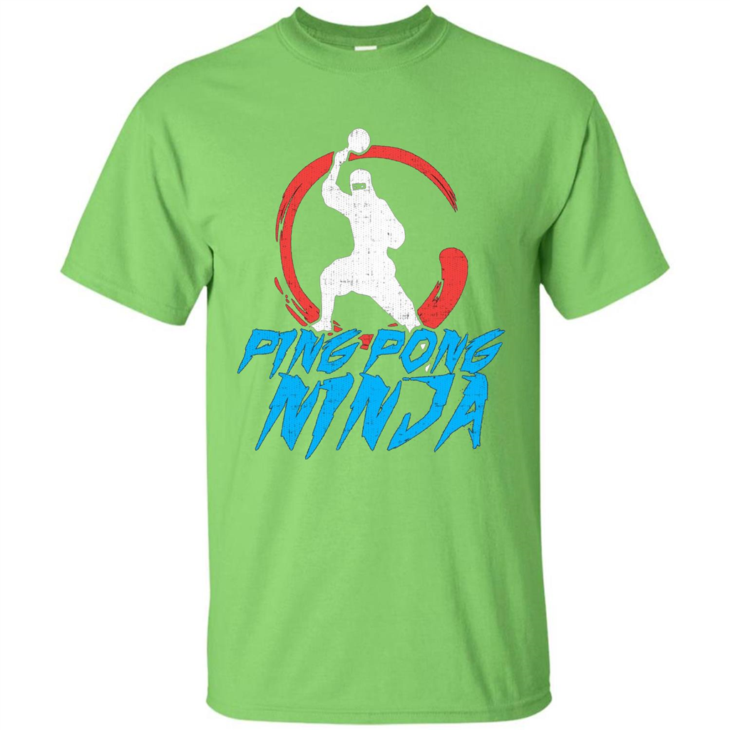 Ping Pong Ninja T-Shirt Lime