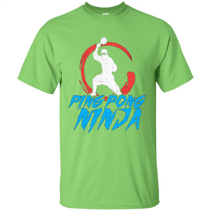 Ping Pong Ninja T-Shirt Lime