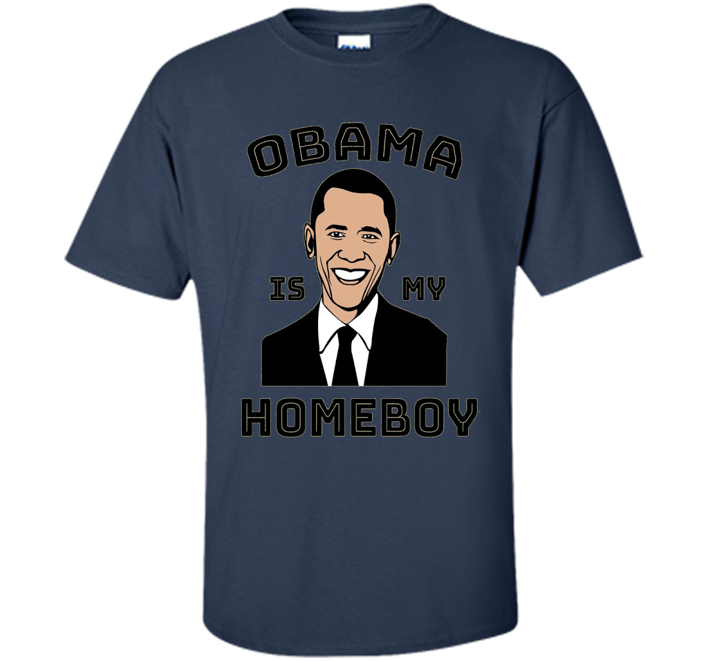 Funny Saying Barack Obama T-Shirt President Shirt cool shirt Navy