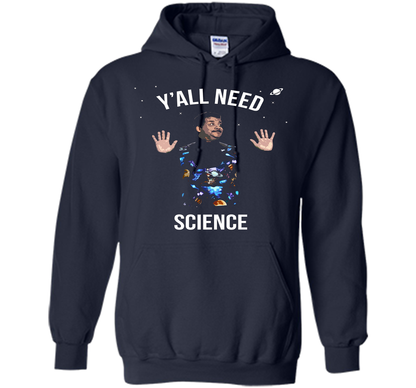 Scientist T-shirt Y'all Need Science T-shirt Navy