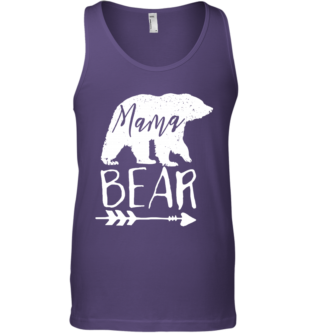 Mama Bear Shirt Tank Top Tank Top Purple
