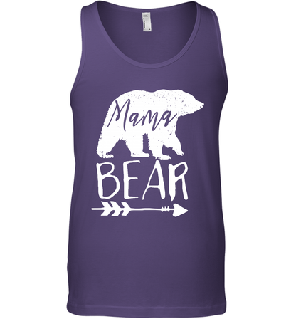 Mama Bear Shirt Tank Top Tank Top Purple