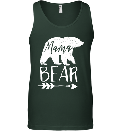 Mama Bear Shirt Tank Top Tank Top Forest Green