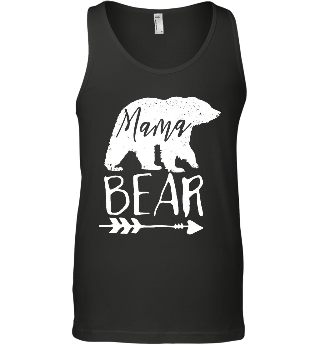 Mama Bear Shirt Tank Top Tank Top Black