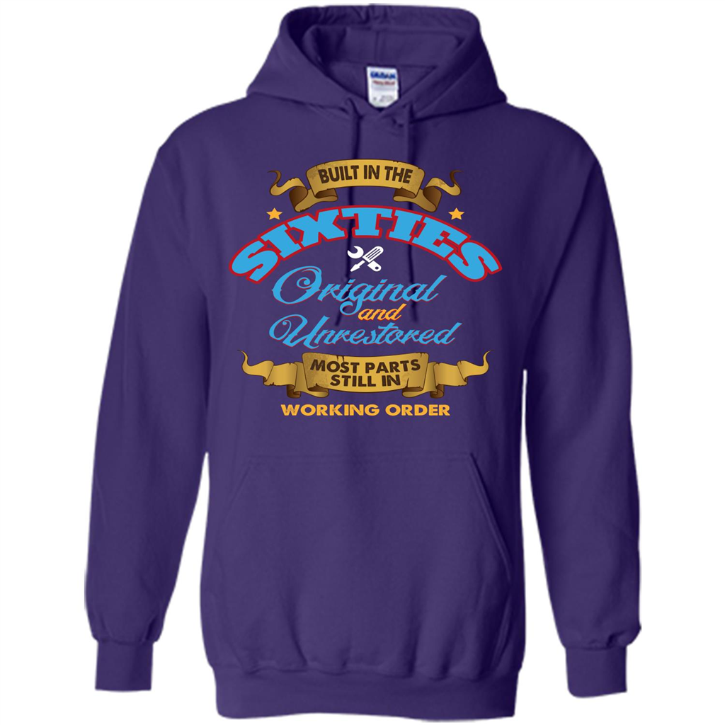 Built in 60s Original and Unrestored Most Parts Still In Working Order T-shirt Purple