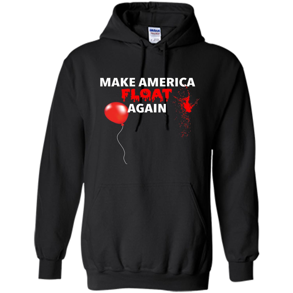 Make America Float Again T-Shirt Halloween Horror T-shirt Black