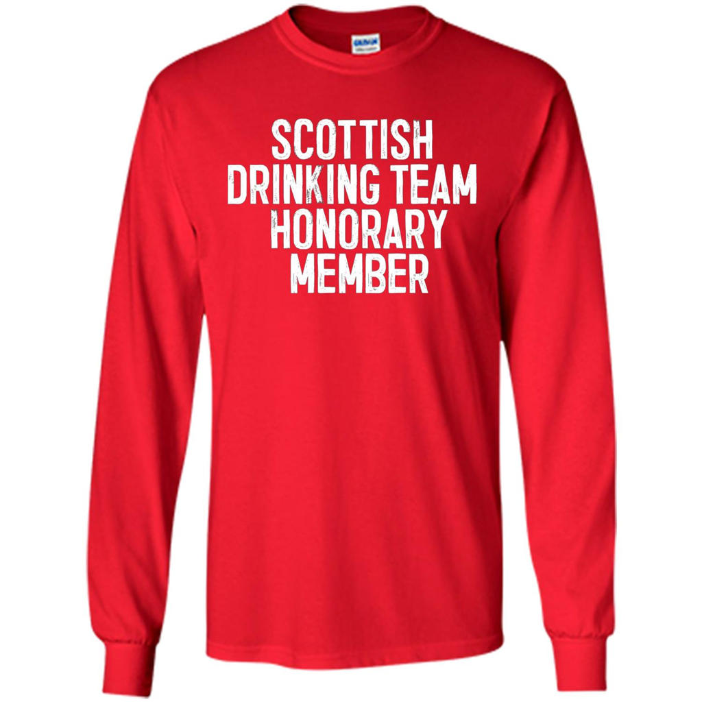Scottish Drinking Team Honorary Member T-Shirt Red