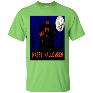 Happy Halloween T-shirt Haunted House