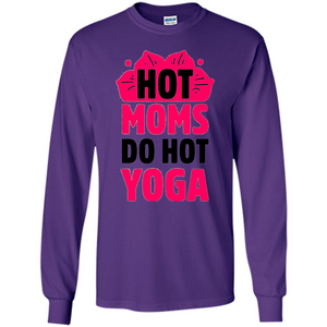 Mothers Day Gift T-shirt Hot Sexy Moms Do Hot Yoga