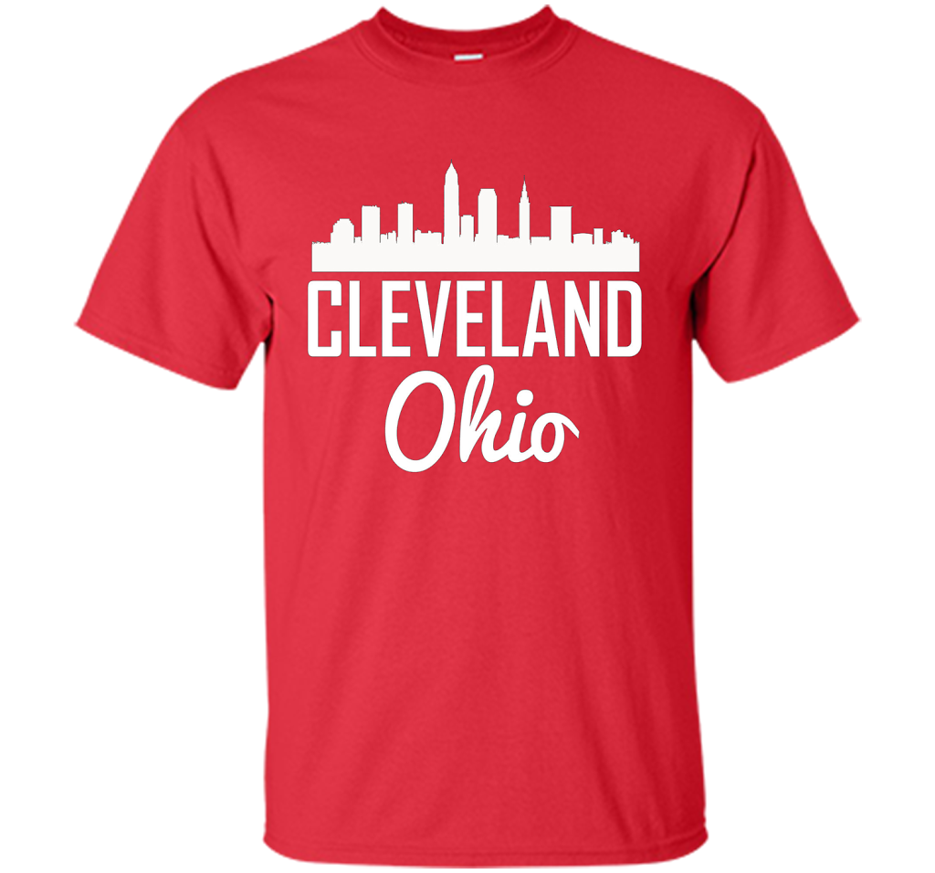 Cleveland Ohio T-shirt Red