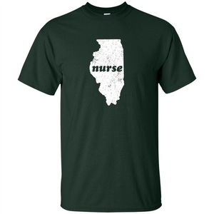 Nursing T-shirt Nurse Graduation Illinois T-shirt