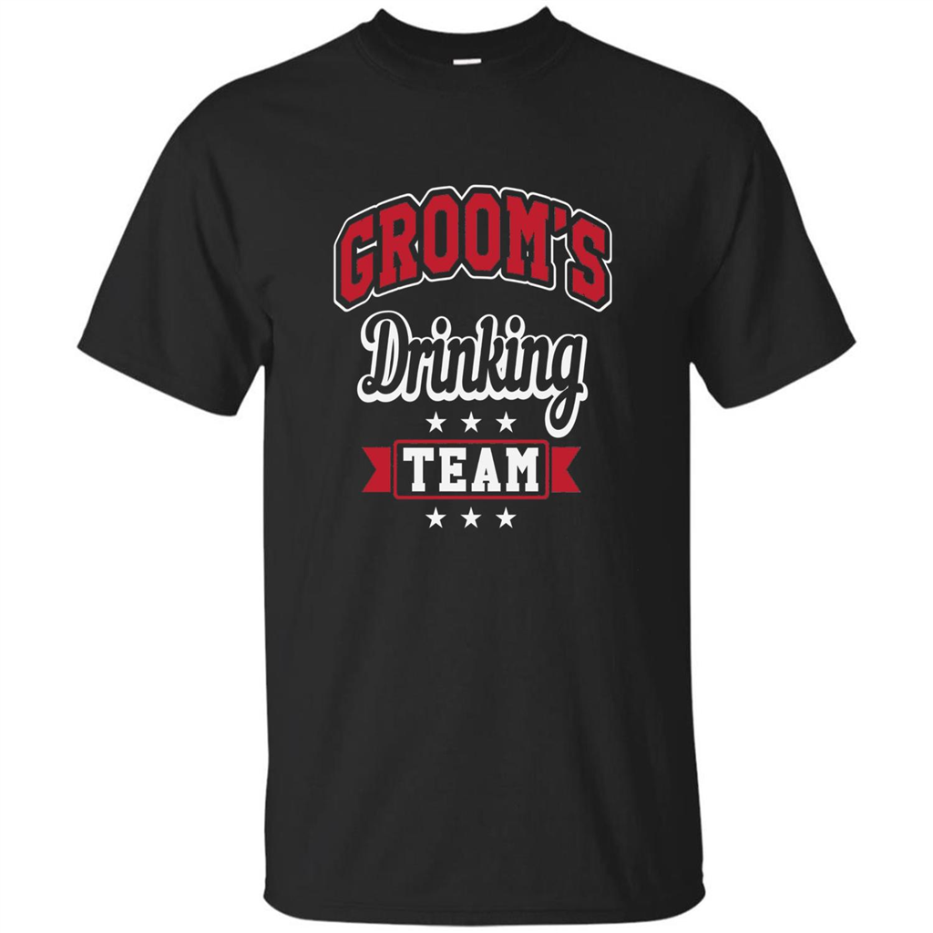 Funny Groom's Drinking Team T-shirt Bachelor Party Royal