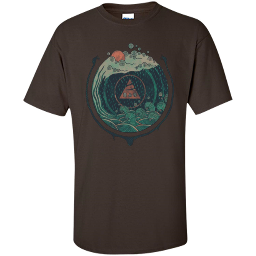 Water T-shirt Dark Chocolate